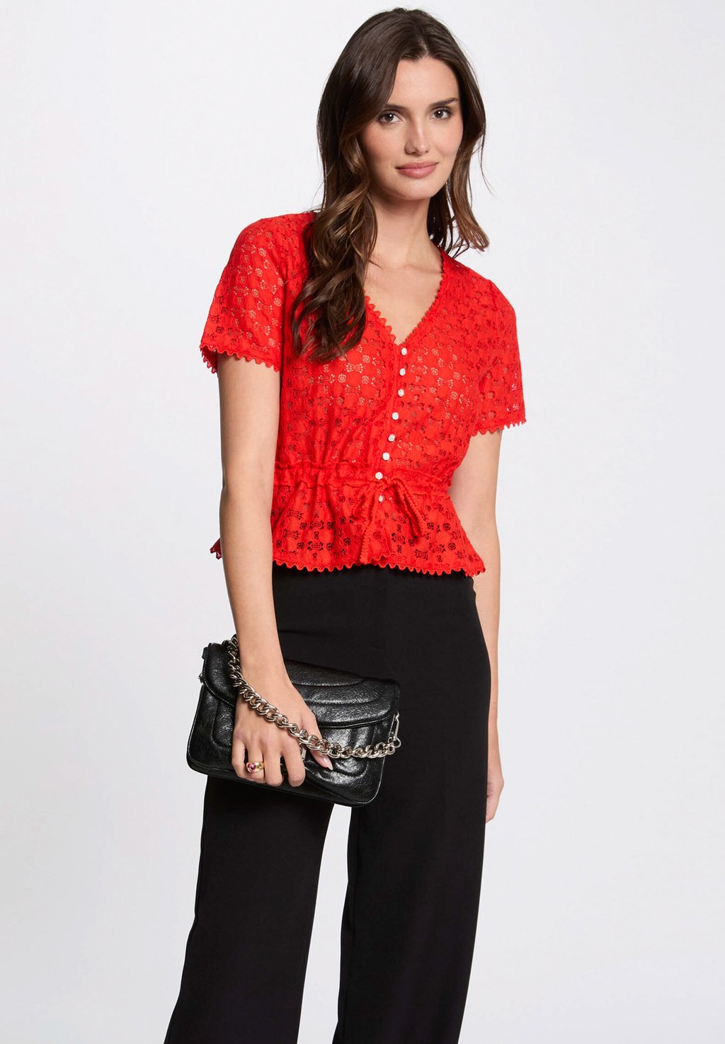 

Блуза SHORT SLEEVED - Print T-shirt Morgan, светло-красный