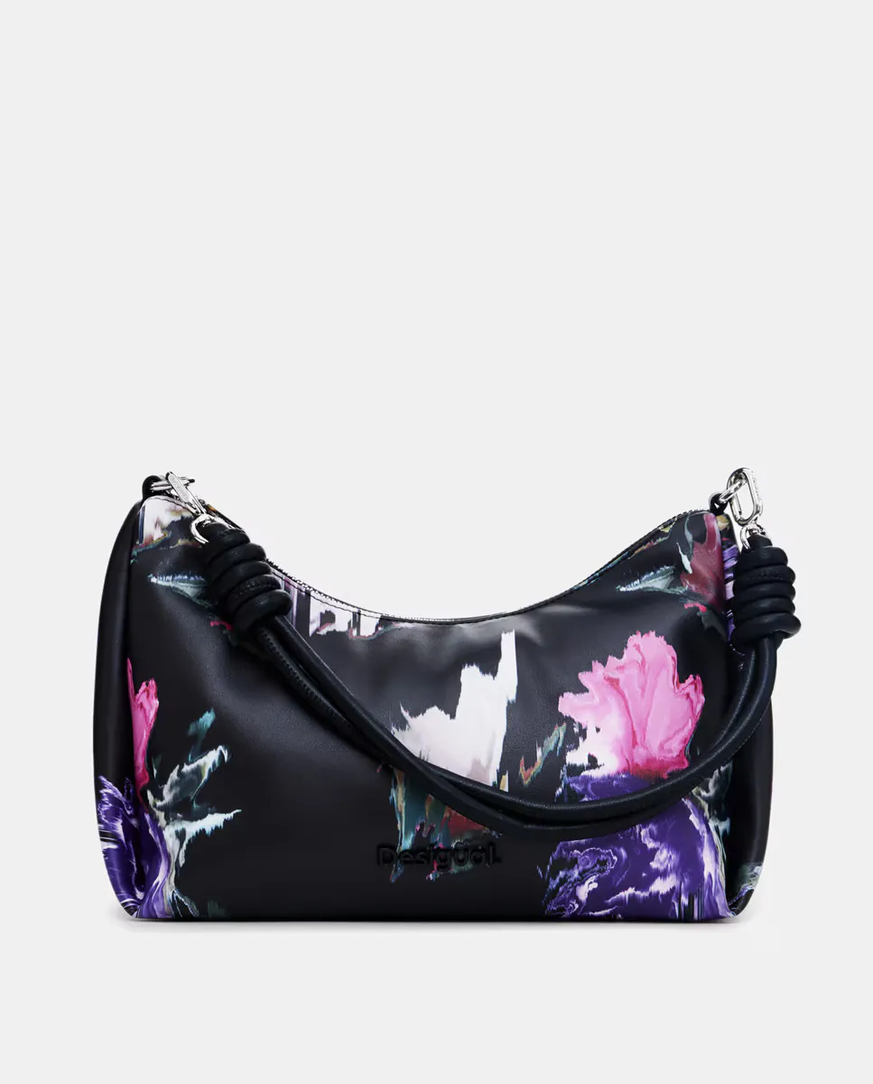 

Нейлоновая сумка M с цветком Desigual, черный