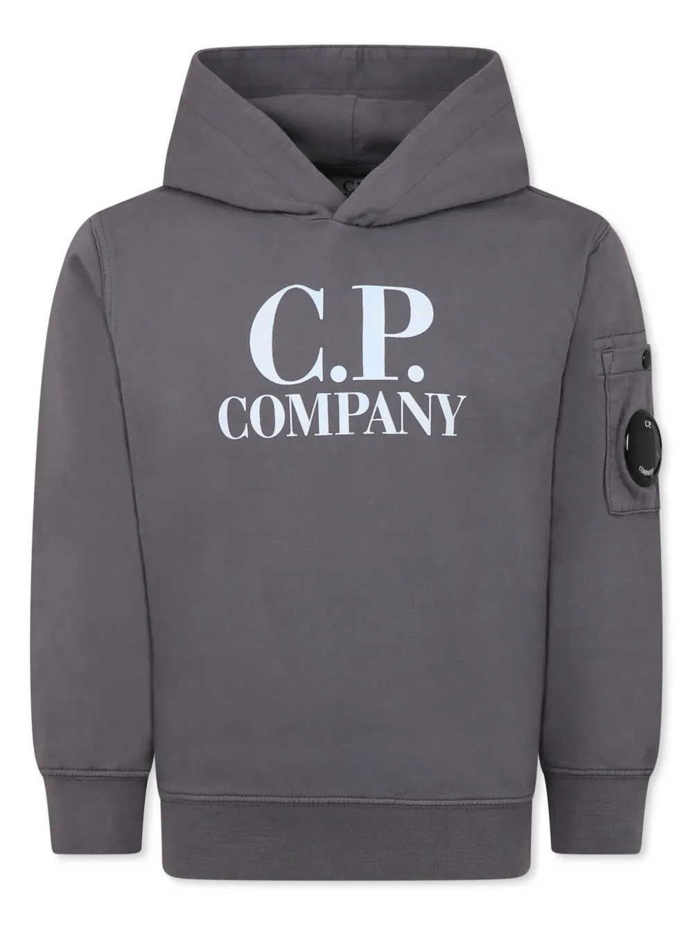 

Худи с логотипом C.P. Company Kids, серый