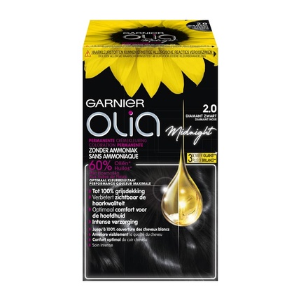 

Краска для волос Olia 2.0 Diamond Black Garnier