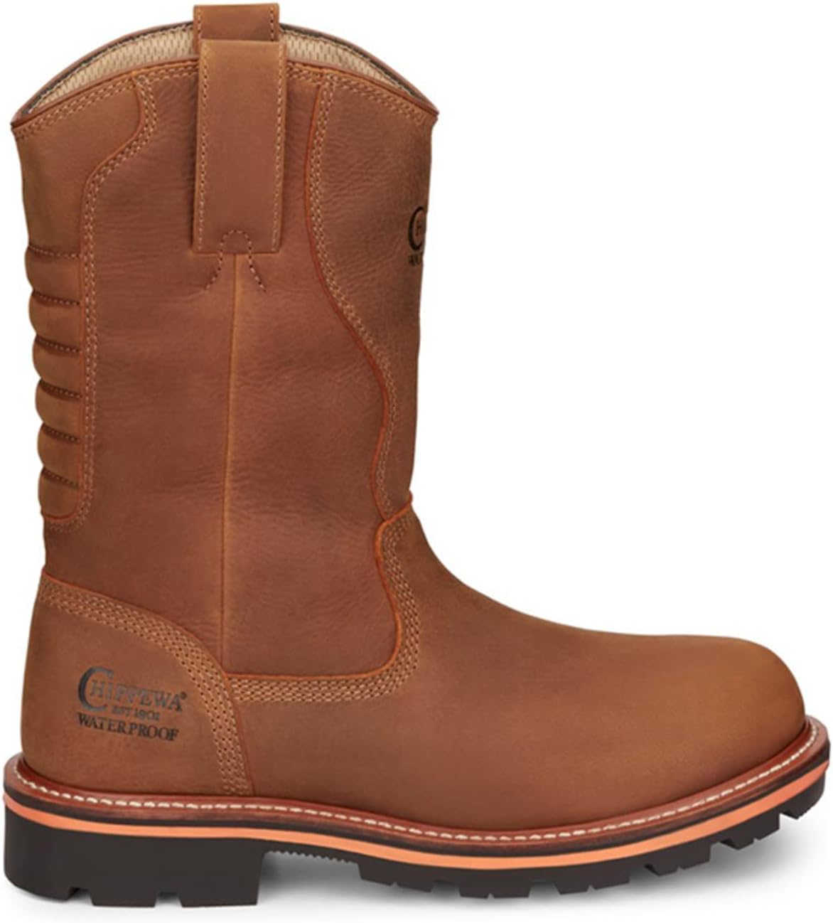 Мужские ботинки Chippewa Thunderstruck 11, водонепроницаемые, мягкий носок, стальная подошва, защита от электрических ударов, маслобензостойкие и противоскользящие, подошва Vibram, Blonde — фото 2