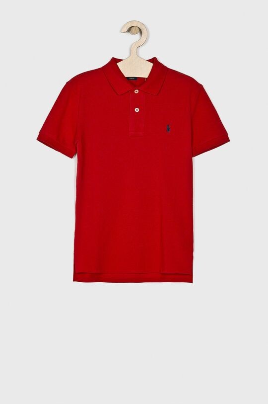 Детская футболка-поло 134-176 см. Polo Ralph Lauren, красный — фото 3