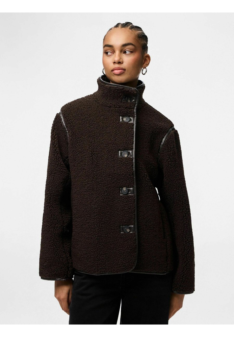 

Флисовая куртка Pieces Fleece jacket, Hot Fudge/Dark Brown