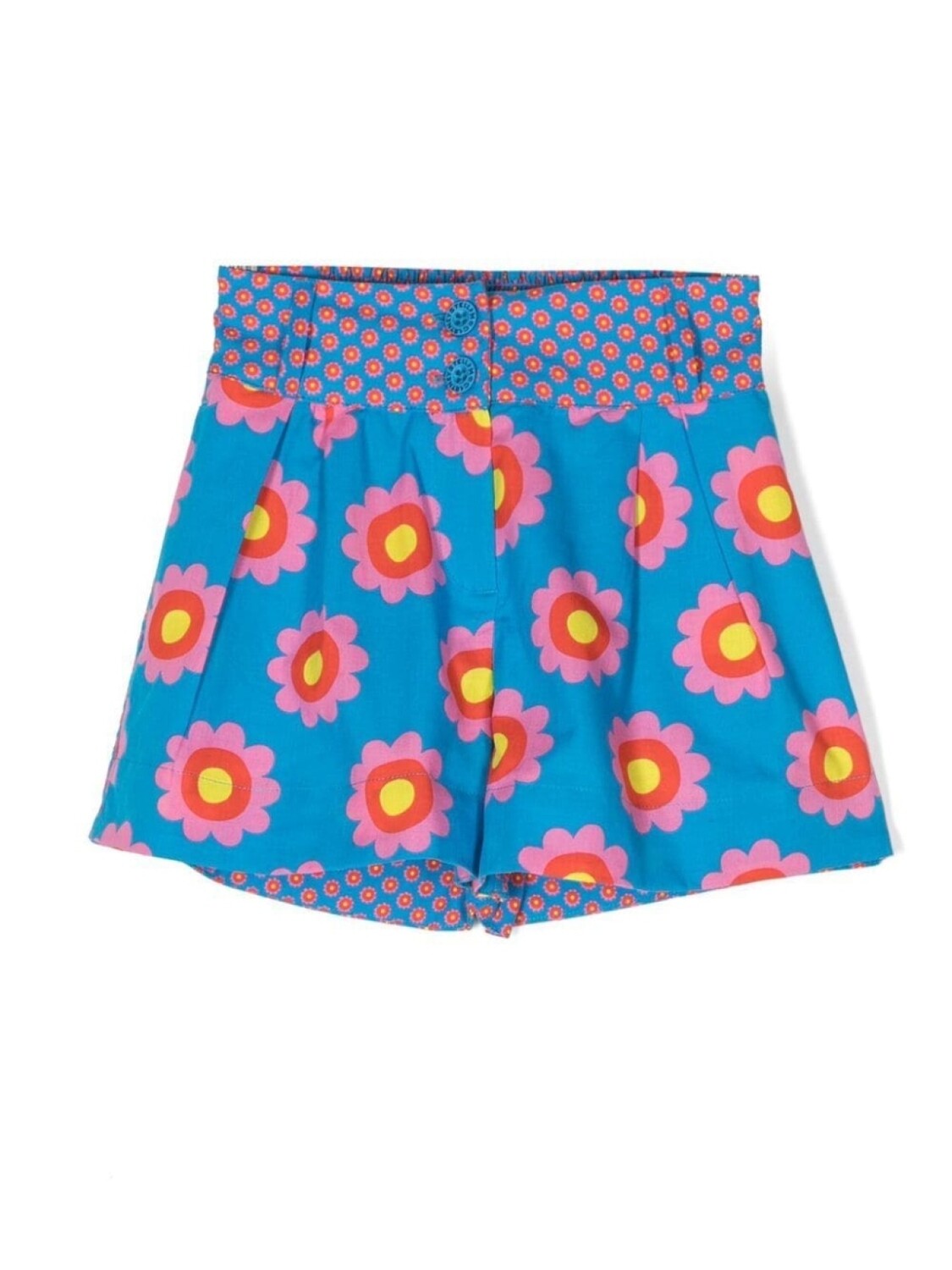 

Stella McCartney Kids шорты с цветочным принтом, синий