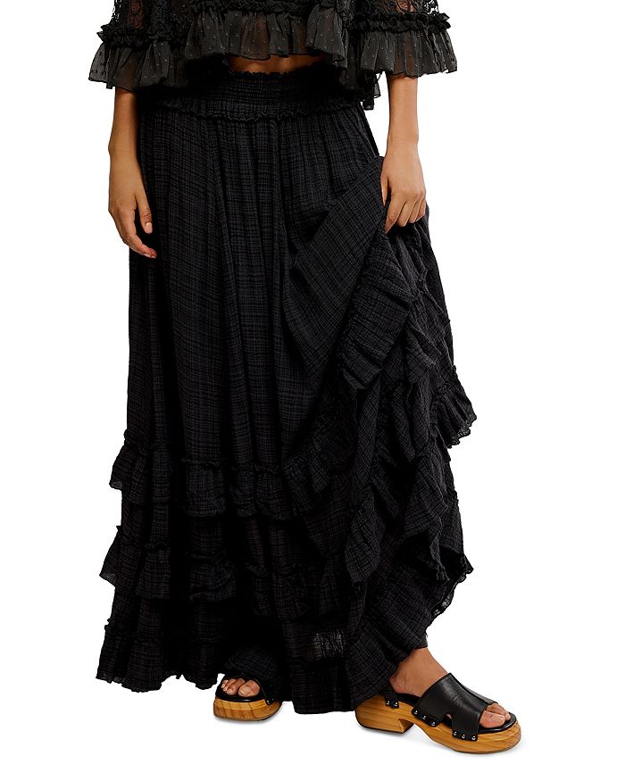

Брюки-макси "Brynn" Free People, черный