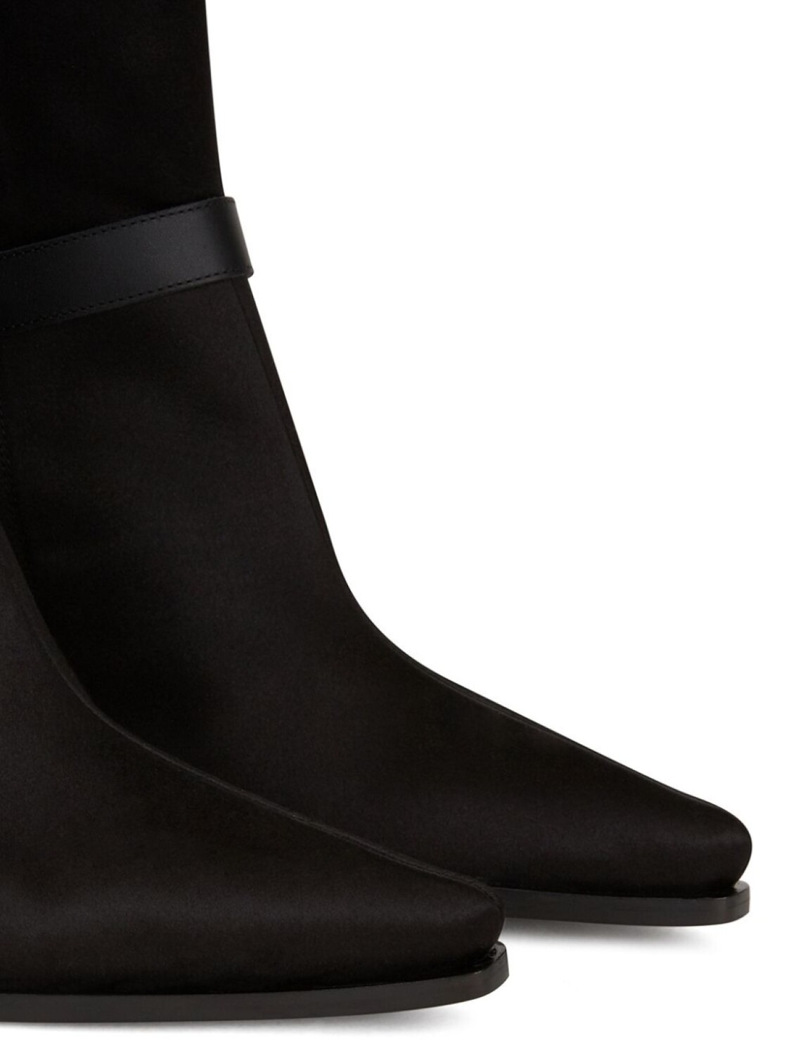 Ботильоны с металлической пряжкой Giuseppe Zanotti, черный — фото 4