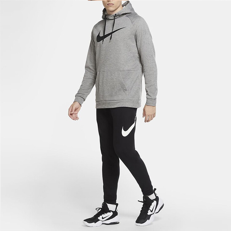 Толстовка мужская темно-серая вересковая Nike, темно-серый — фото 3
