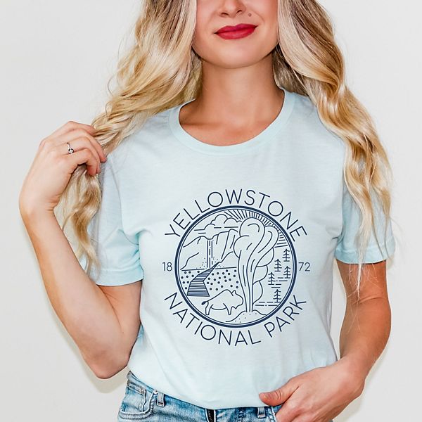 

Футболка с коротким рукавом Yellowstone national park Simply Sage Market, Ice Blue, Зеленый, Футболка с коротким рукавом Yellowstone national park Simply Sage Market, Ice Blue