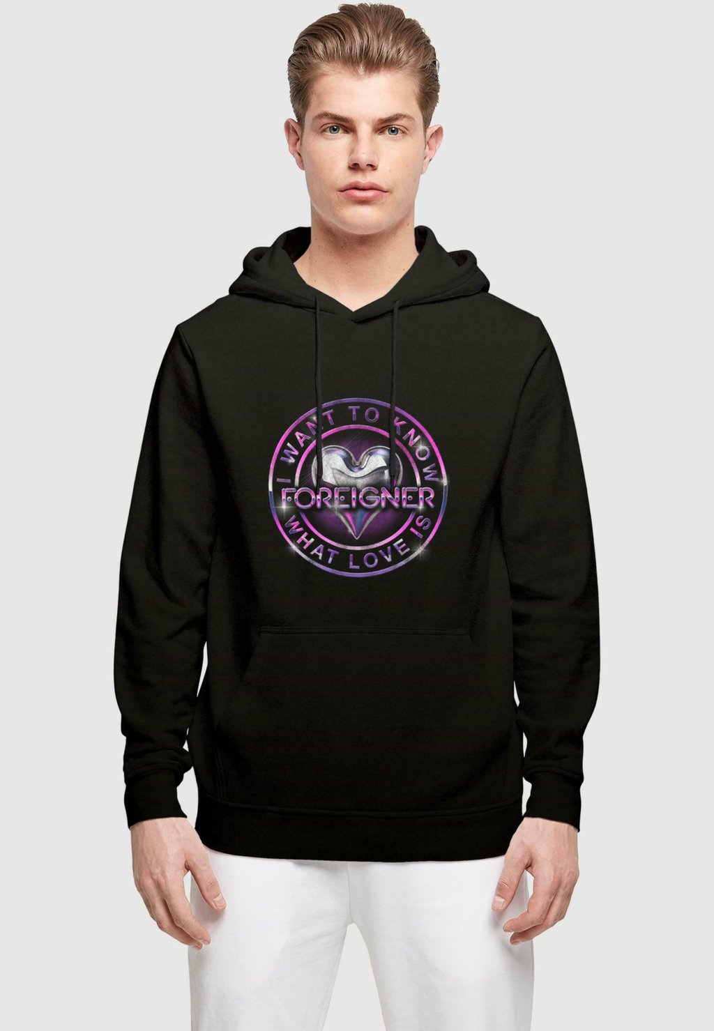 

Толстовка FOREIGNER ROCK BAND - I WANT TO KNOW WHAT LOVE IS - Hoodie Merchcode, черный