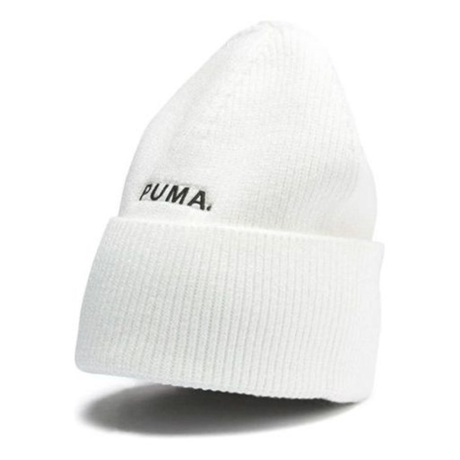 

Бейсболка (WMNS) PUMA Classic Hybrid Fit Trend Ribbed Beanie 'White Black', белый