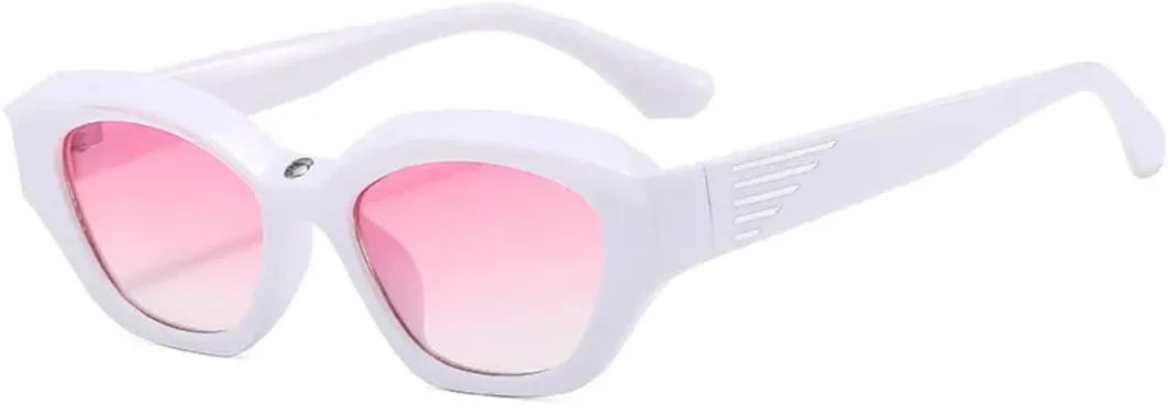 

Ретро-модные солнцезащитные очки для женщин и мужчин, классический винтажный стиль, защита от УФ-излучения UV400, для вечеринок на открытом воздухе VFDHN, White