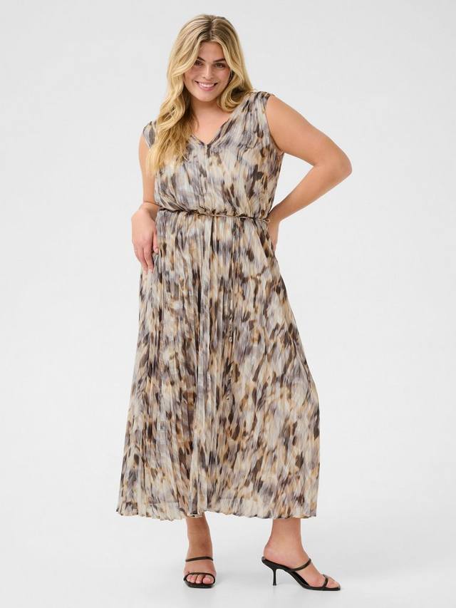 

Платье Vicka Abstract без рукавов KAFFE Curve, Grey/Multi