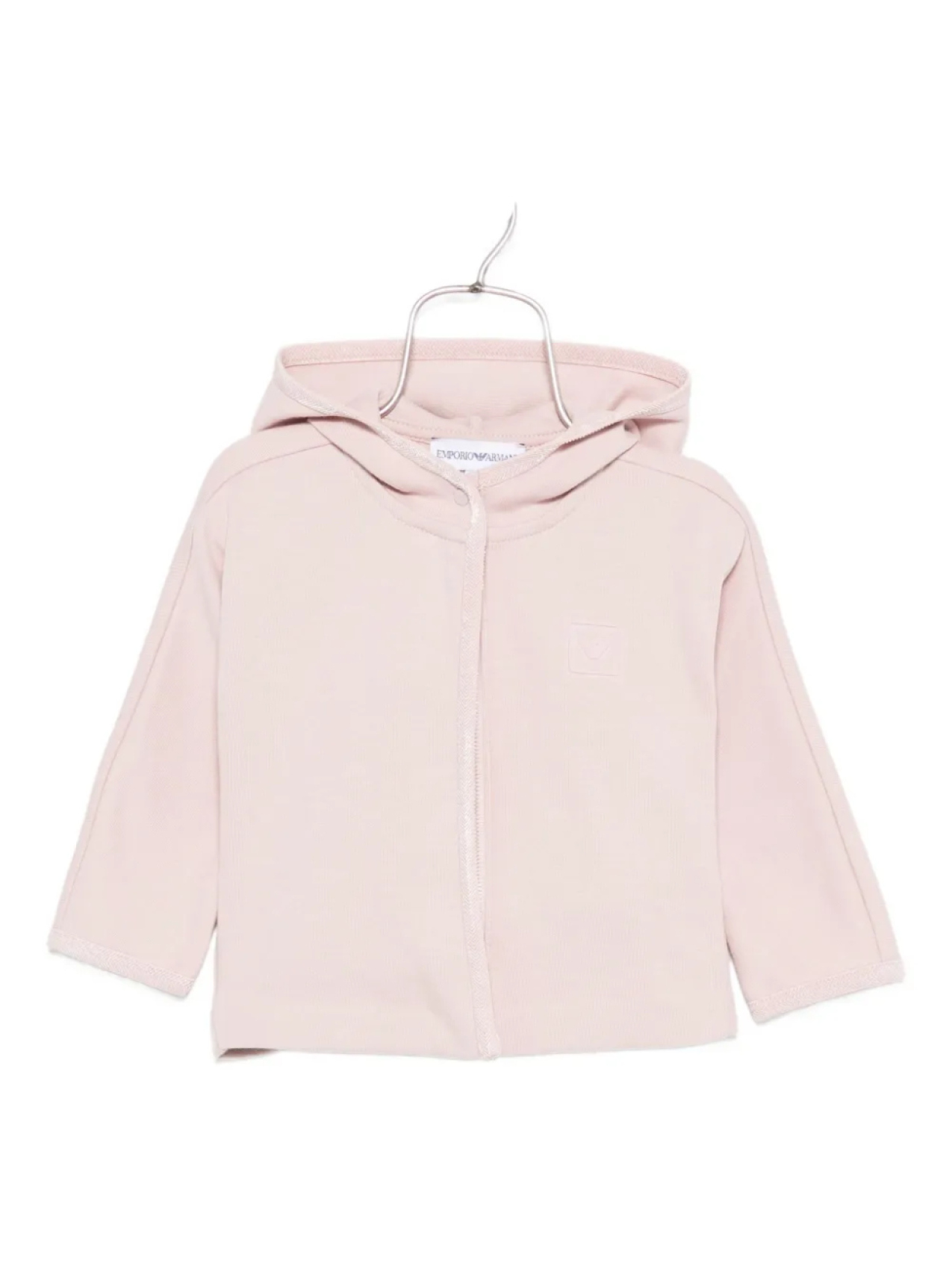 

Толстовка с капюшоном Emporio Armani Kids с изображением орла, розовый
