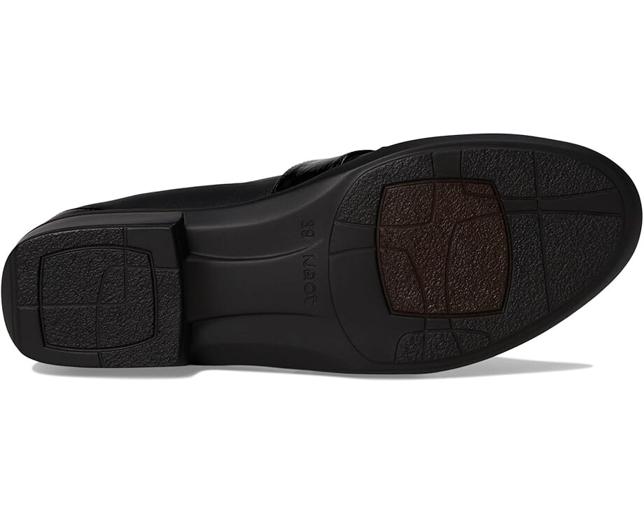 Лоферы Naot Viscol, цвет Jet Black Leather/Black Crinkle Patent Leather — фото 3