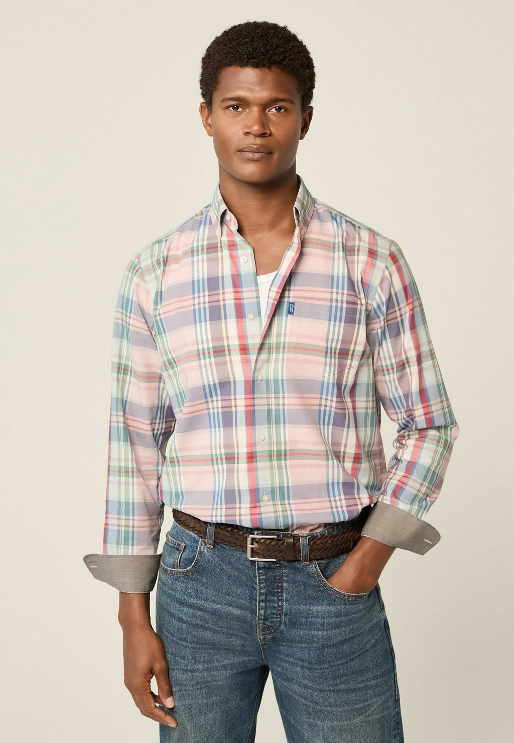 

Рубашка EASY IRON BUTTON DOWN OXFORD Next, розовый