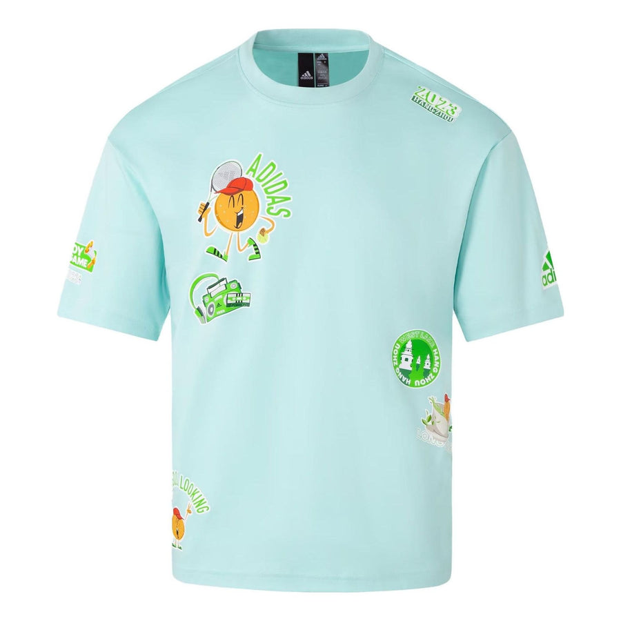 

Футболка adidas Hangzhou Wuyibing Collab T-Shirt 'Teal'