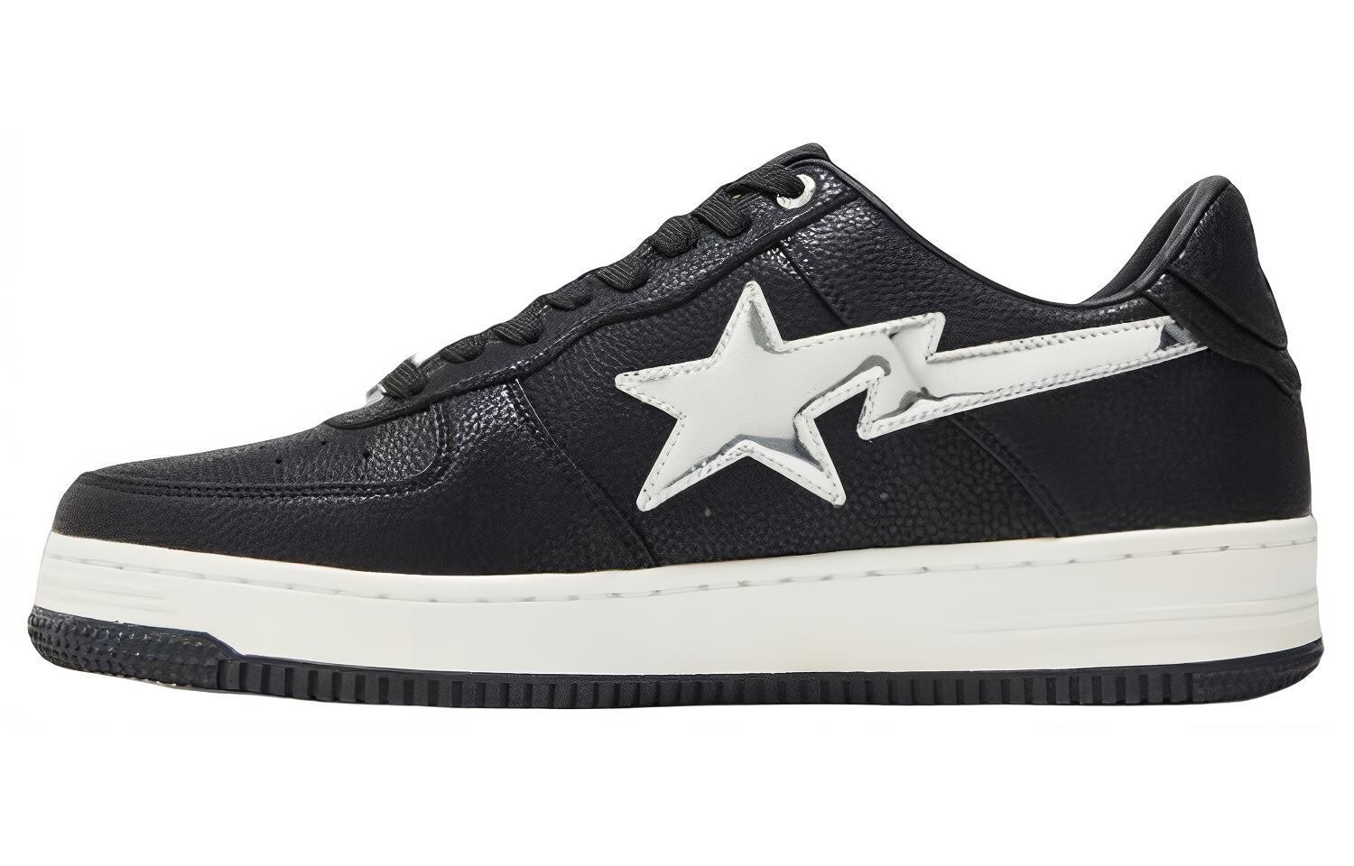 

A BATHING APE Купающаяся обезьяна Bape Sta Black Silver (2023)