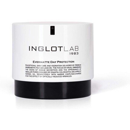 

Дневной защитный крем для лица Lab Evermatte с коэнзимом Q10, маслом абрикосовых косточек и экстрактом коры Enantia Chlorantha, 50 мл — веганский, Inglot