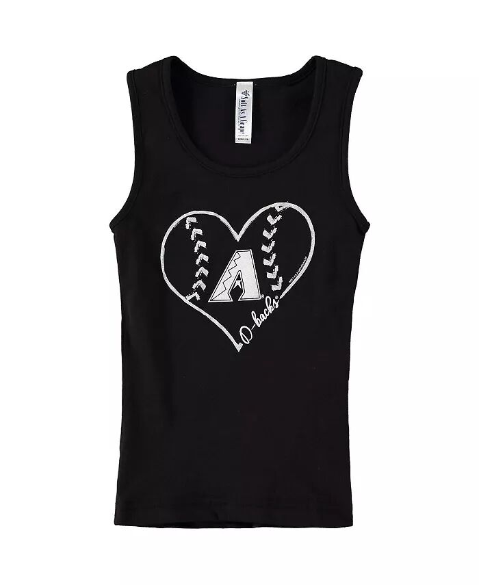 

Большая черная майка Arizona Diamondbacks из хлопка для девочек Soft As A Grape