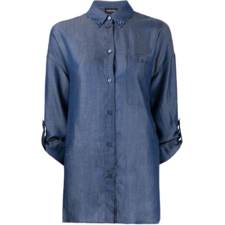 

Emporio Armani Женская синяя рубашка