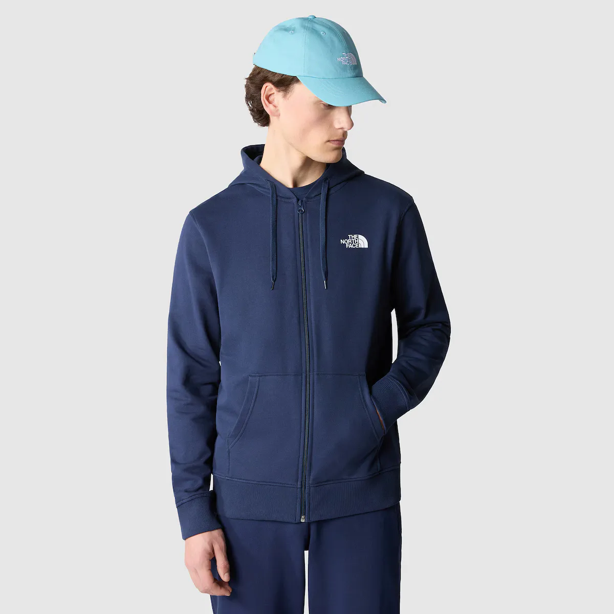 

Мужской свитшот OPEN GATE FULL ZIP КАПЮШОН ЛЕГКИЙ The North Face, тёмно-синий