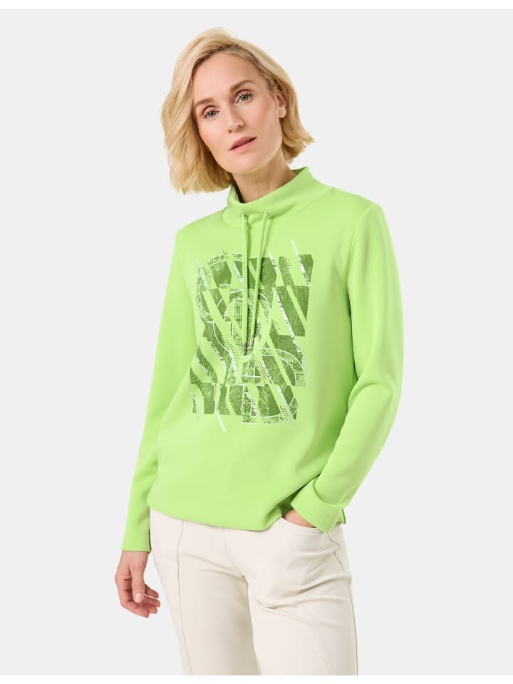 

Футболка Gerry Weber T-Shirt 1/1 Arm, цвет bright gr./green/foil print