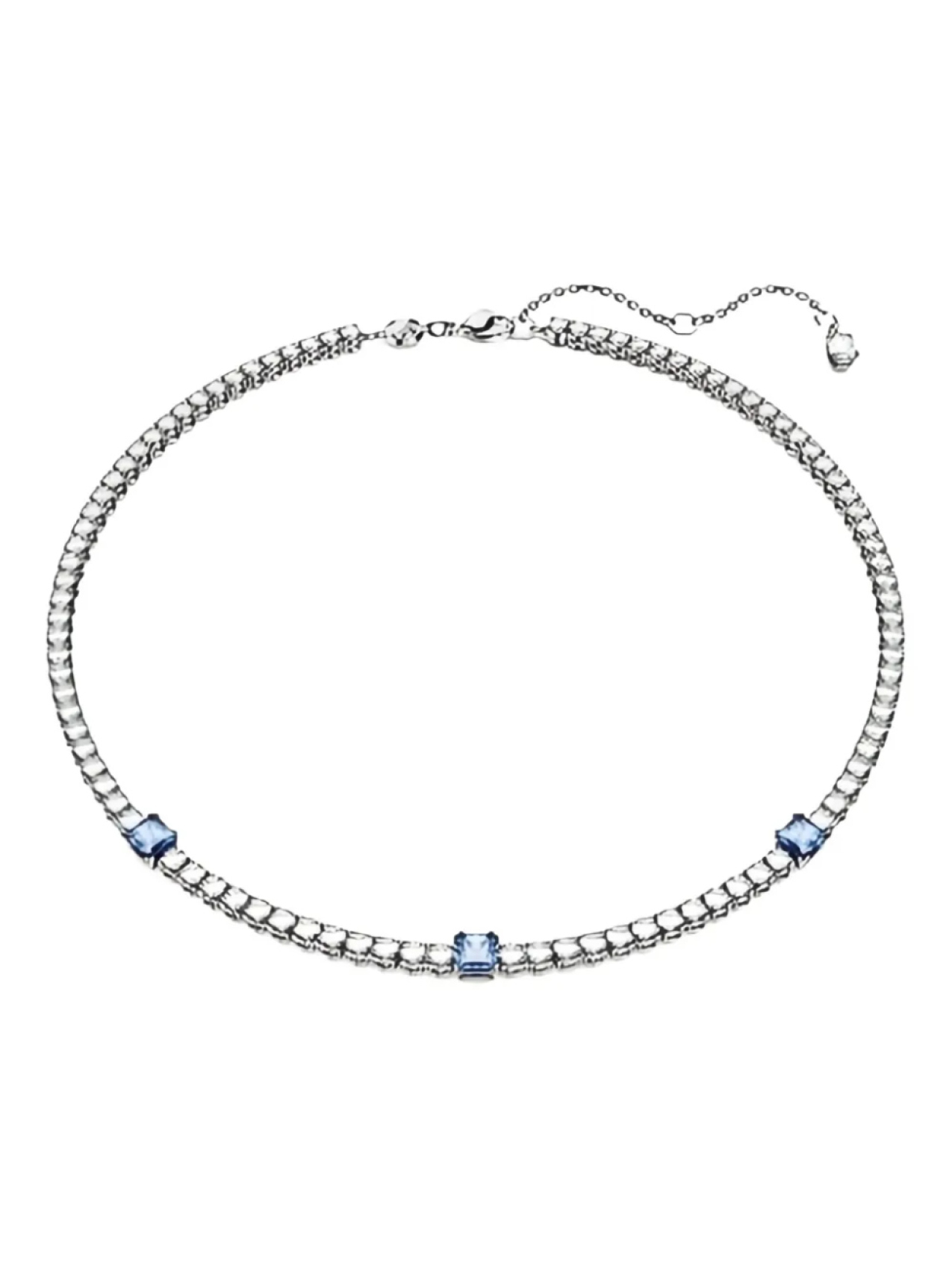 

Swarovski колье Matrix Tennis, серебряный
