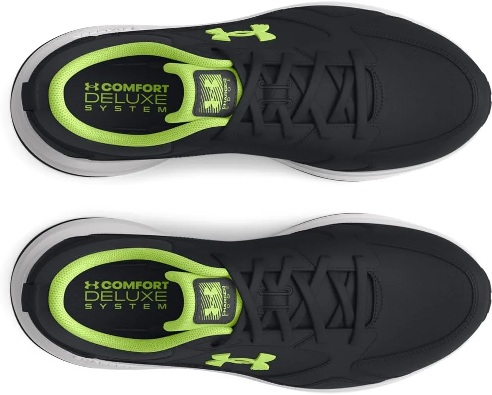 Мужские тренировочные кроссовки Under Armor Charged Edge Under Armour, черный/зеленый/серый — фото 4