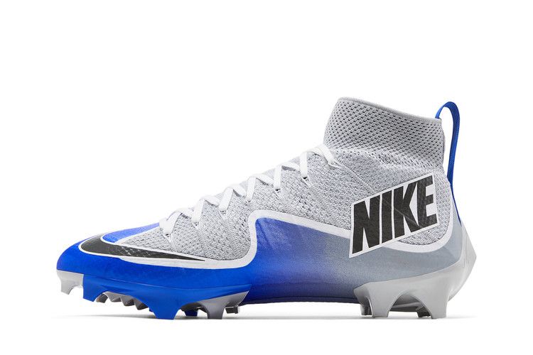 Бутсы Nike Vapor Edge 360 Untouchable Mid 'Wolf Grey Racer Blue', серый — фото 4