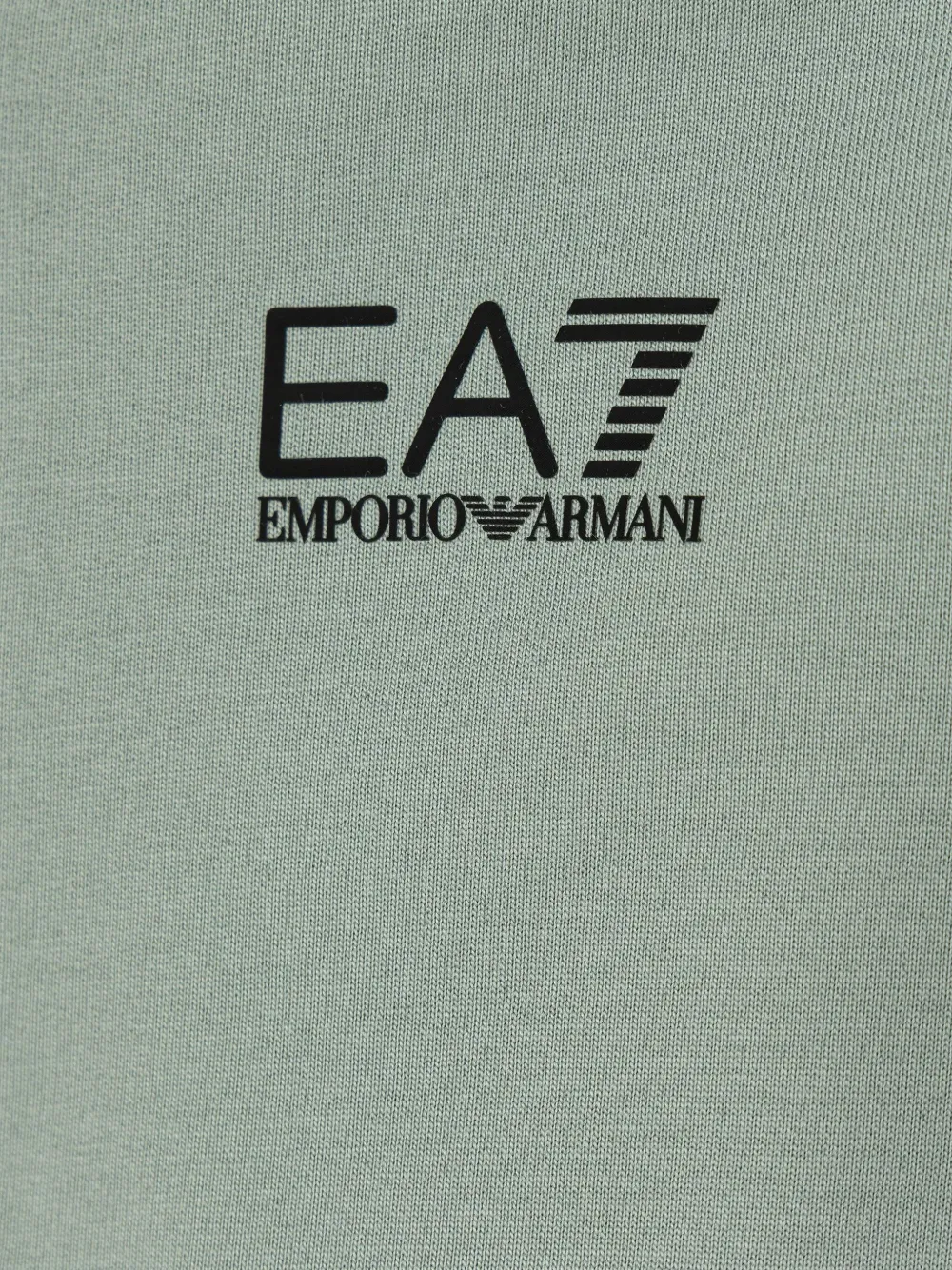 Спортивный костюм с логотипом Ea7 Emporio Armani, зеленый — фото 4