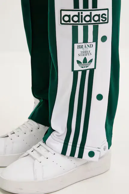 Спортивные брюки свободного кроя Adibreak Adidas Originals, зеленый — фото 4