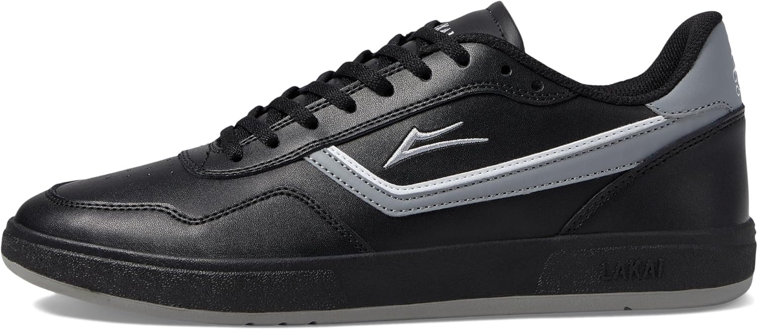 Мужские скейтбордистские кроссовки Lakai Terrace Skate Shoes - модель Pro от Griffin Gass, черный/черный — фото 4