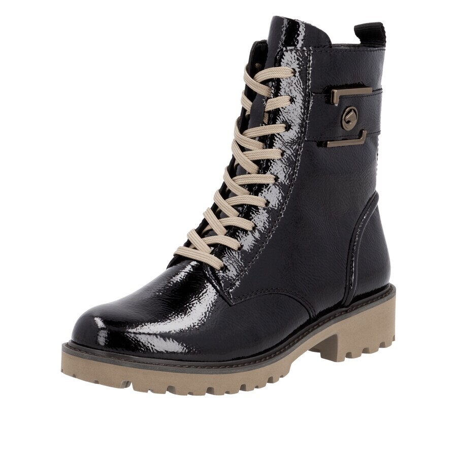 Ботильоны на шнуровке REMONTE Lace-Up Ankle Boots, черный