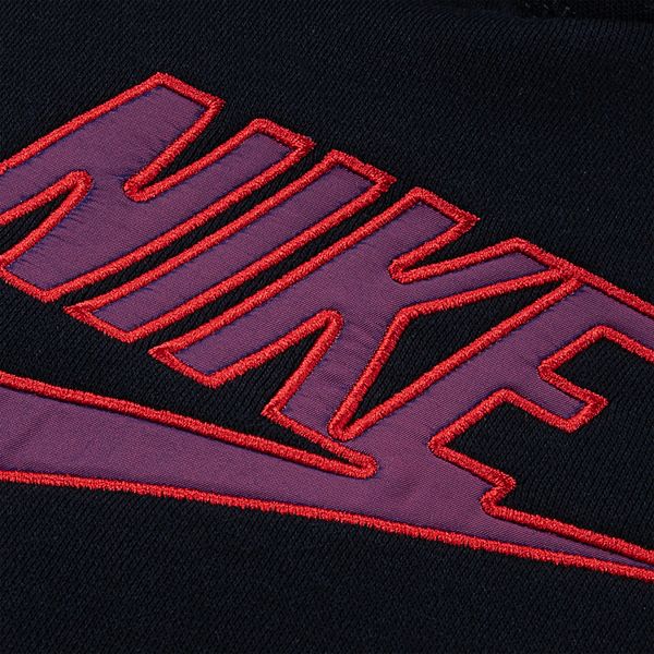 Детская толстовка с капюшоном из флиса Boys 4-7 glow with me Nike, Black — фото 3