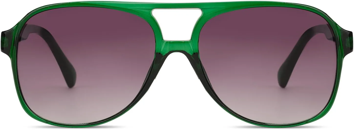 

Солнцезащитные очки Freckles Mark в винтажном стиле ретро 70-х годов для женщин и мужчин, классические большие квадратные очки-авиаторы, модные очки, Clear Green