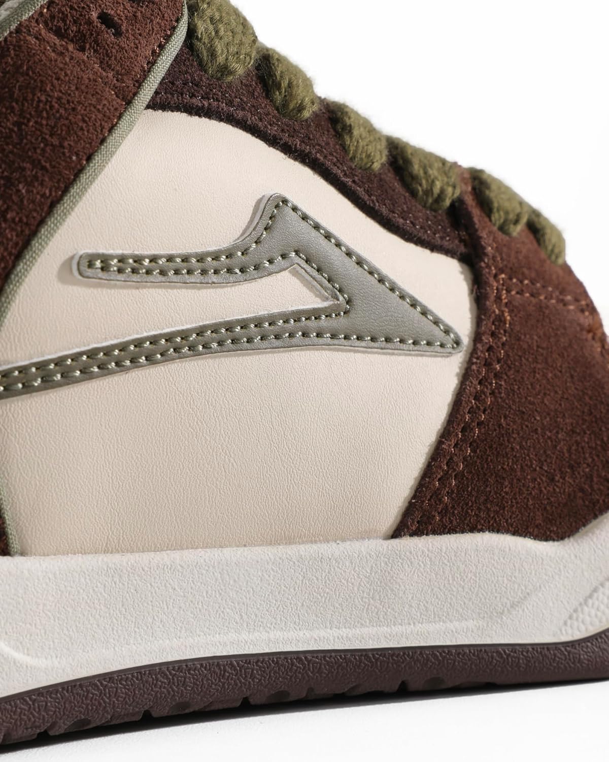 Мужские скейтерские кеды Lakai Telford Low - обувь для скейтбординга, коричневый — фото 2