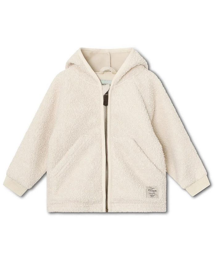 

Куртка MATLIFF Teddyfleece - для малышей MINI A TURE, коричневый/бежевый