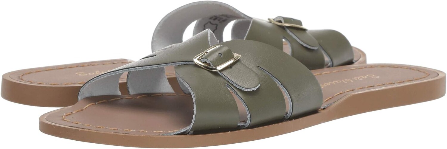 

Сандалии на плоской подошве Classic Slide Salt Water Sandal by Hoy Shoes, цвет Olive