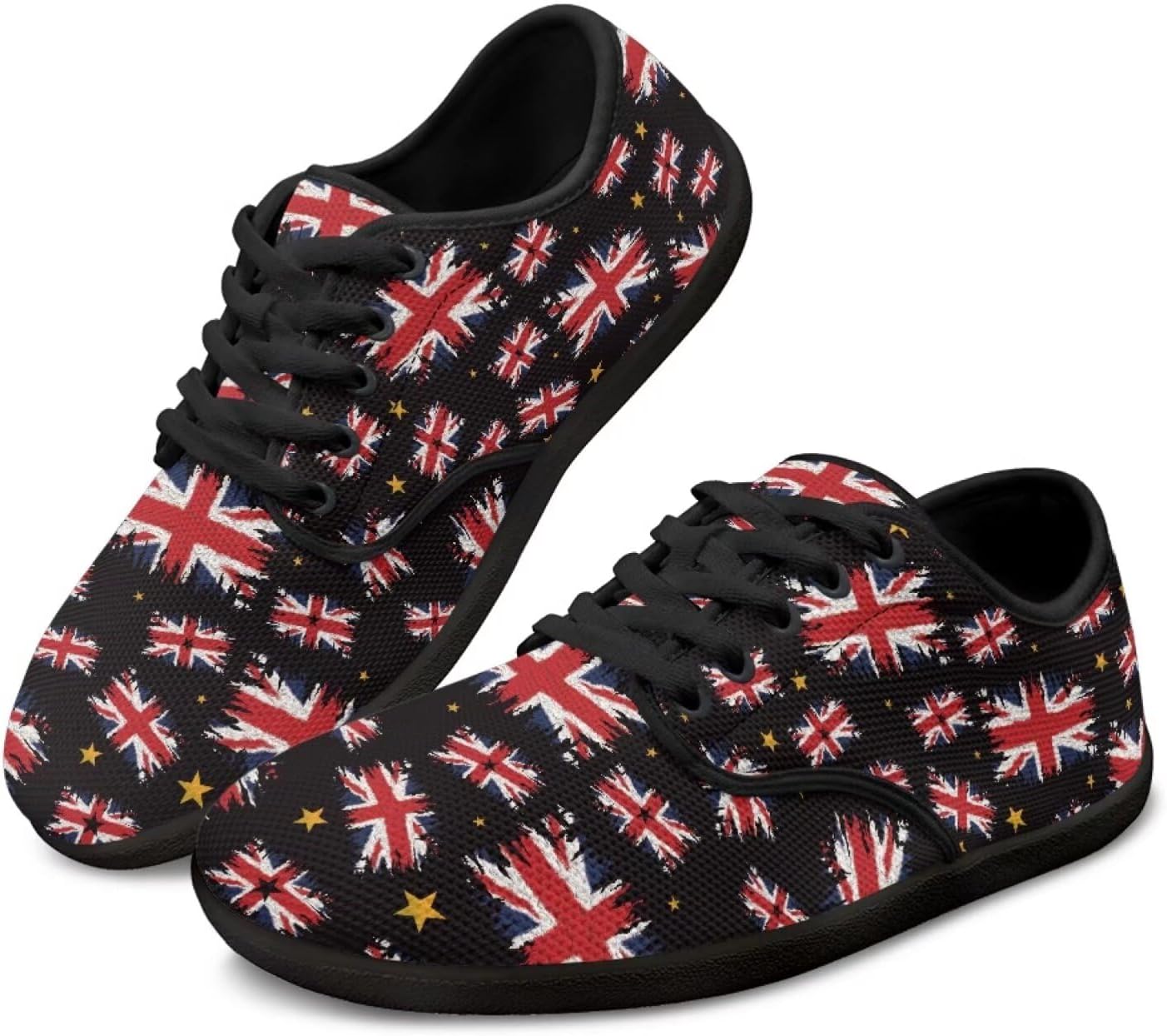 

Мужские походные кроссовки Jeiento с американским флагом, широким носком и нескользящей подошвой, модель Patriots, British Flag Stars