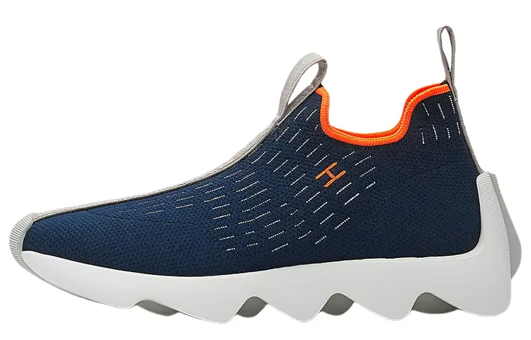 Обувь для повседневной носки, женская, с низким верхом, синяя Hermes