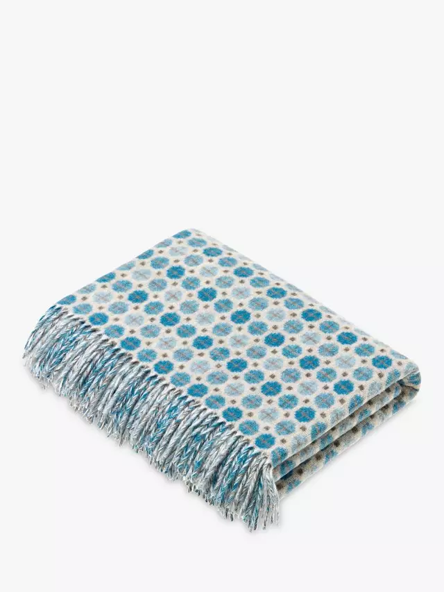

Плед Bronte by Moon Milan Merino Wool, цвет aqua