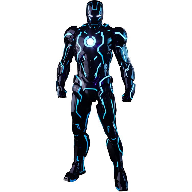 

Железный Человек Марк 4 Неон Тех Эдишн фигурки Hot Toys, Iron Man Neon-Tech