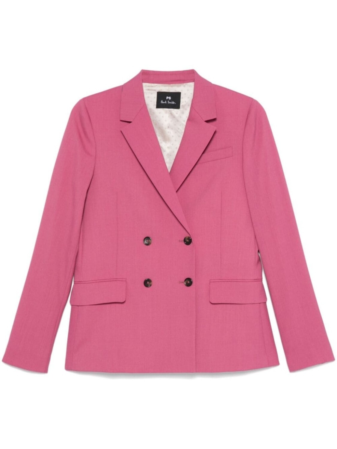 

Шерстяной блейзер PS Paul Smith, розовый