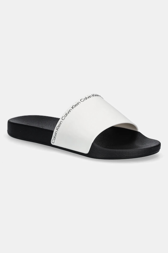 

Шлепанцы POOL SLIDE резиновые Calvin Klein, белый
