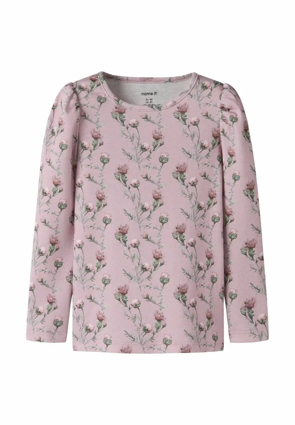 Облегающий топ с длинными рукавами Name It, Dawn Pink