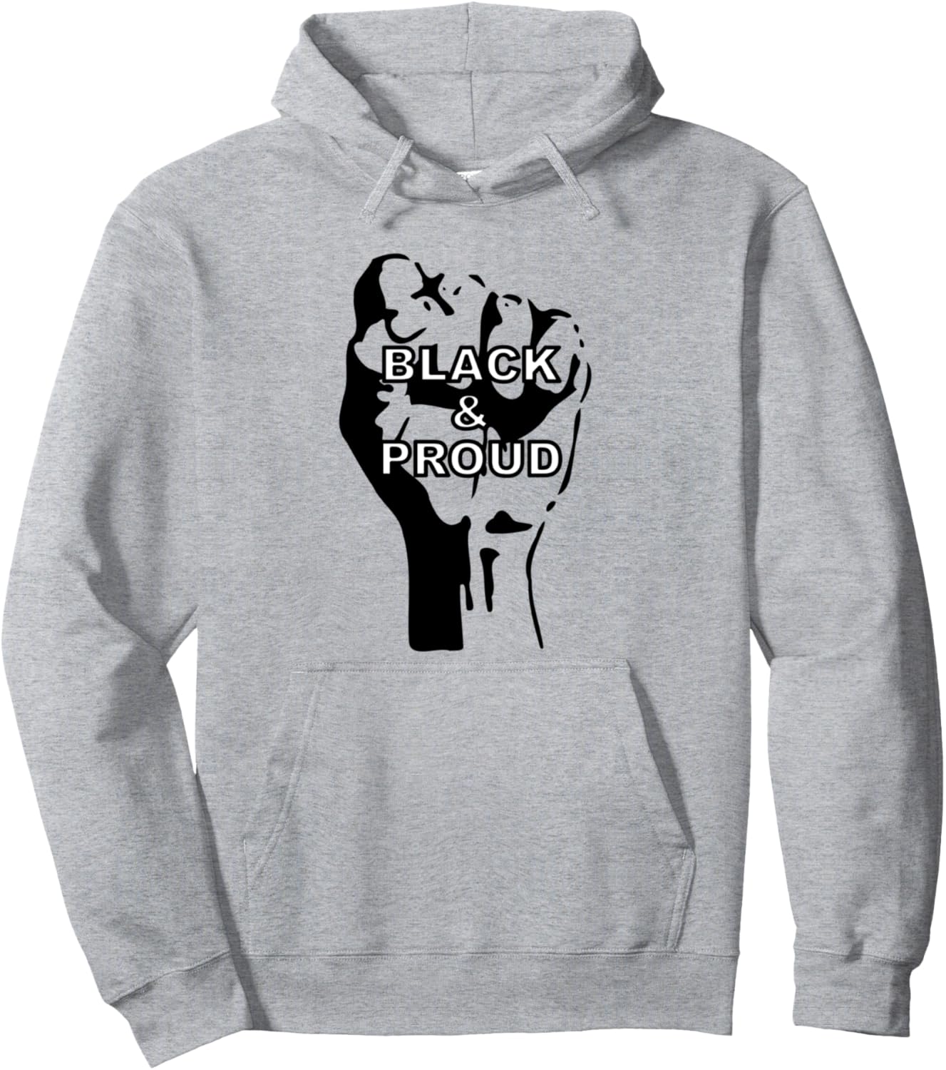 

Худи Black & Proud Black Proud Apparel Co, серый