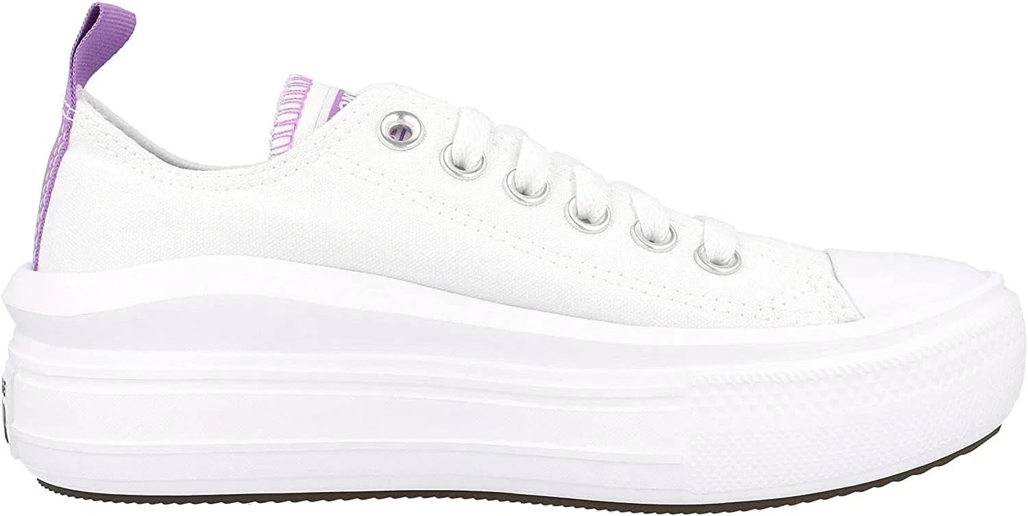 Детские белые спортивные кроссовки Converse CTAS Move OX 271717C — фото 3