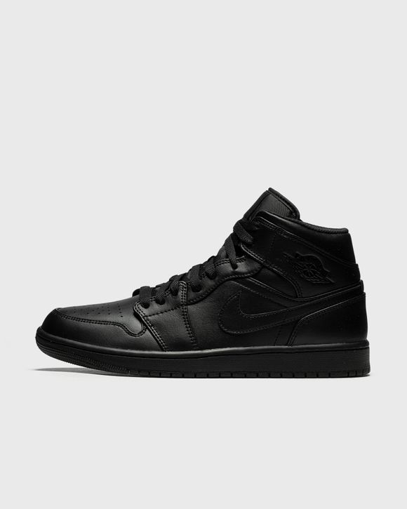 

Кроссовки Jordan Air Jordan 1 Mid, цвет black/black-black