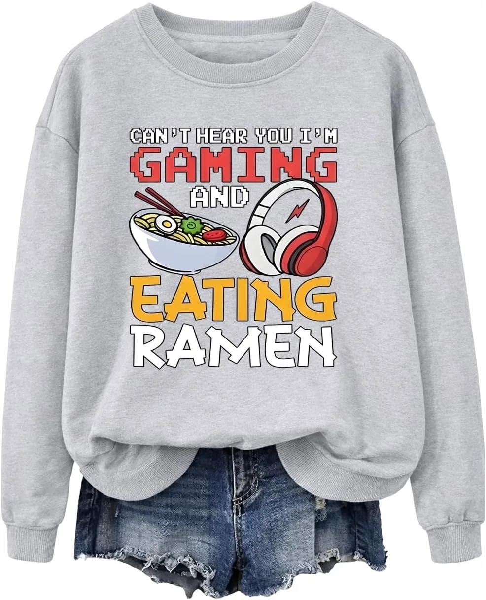 

Толстовка Can't Hear You I'm Gaming and Eating Ramen Phncal