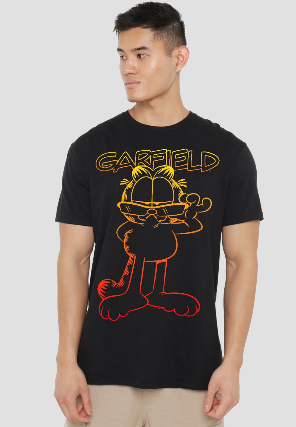 

Футболка с принтом GARFIELD Cotton Soul, черный
